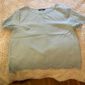 SHEIN scalloped top